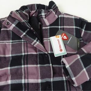 Marmot Womens Lanigan Insulated Primaloft Plaid Jacket NWT Double Brushed Cotton